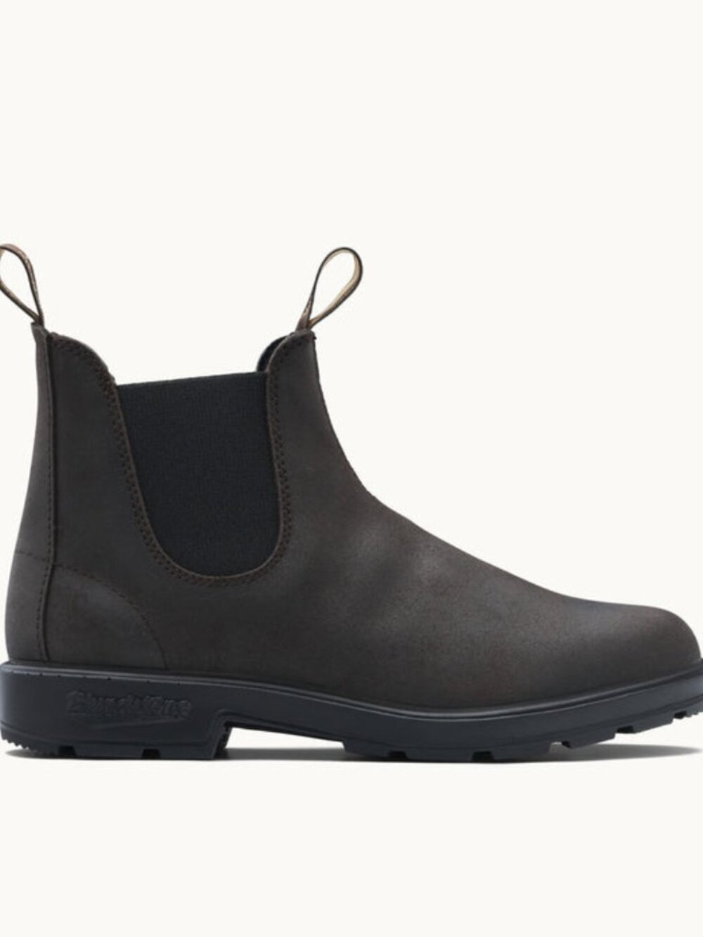 Dark brown Blundstone boots